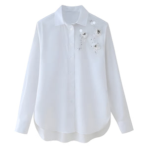 The Emmeline Long Sleeve Blouse Saint Ashley XS 