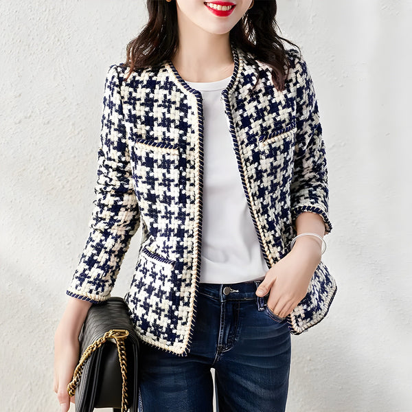 The Elinor Long Sleeve Tweed Jacket Saint Ashley 