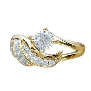 The Isolde Crystal Ring - Multiple Colors SA Formal Gold 5 