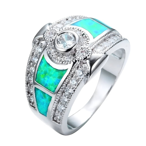 The Delphine Crystal Ring - Multiple Colors 0 SA Styles Green 5 