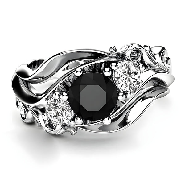 The Nile Crystal Ring - Multiple Colors 0 SA Styles Silver 6 