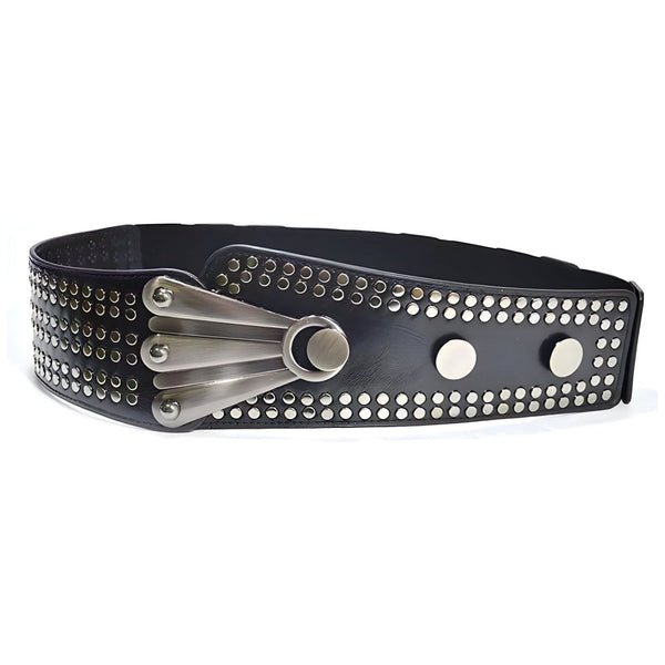 The Zephyr Faux Leather Waistband Belt - Multiple Colors 0 SA Styles Black 90 cm 