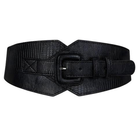 The Viatrix Waistband Belt - Multiple Colors SA Formal Black 