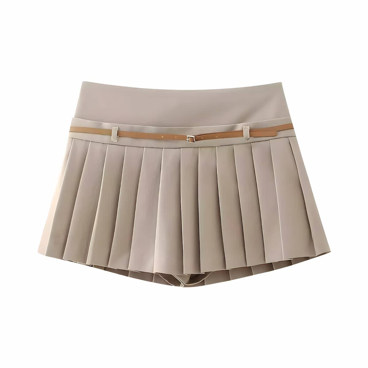 The Adelia High Waist Belted Mini Skirt SA Formal XS 