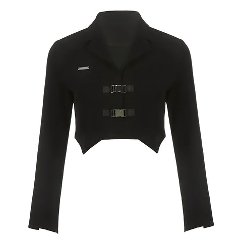 The Phaedra Cropped Belt Blazer SA Formal S 