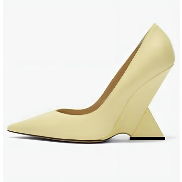 The Nova High Heel Pumps - Multiple Colors 0 SA Styles Yellow EU 34 / US 4.5 