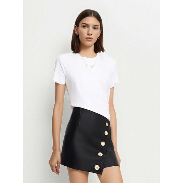 The August Faux Leather Pencil Mini Skirt - Multiple Colors 0 SA Styles 