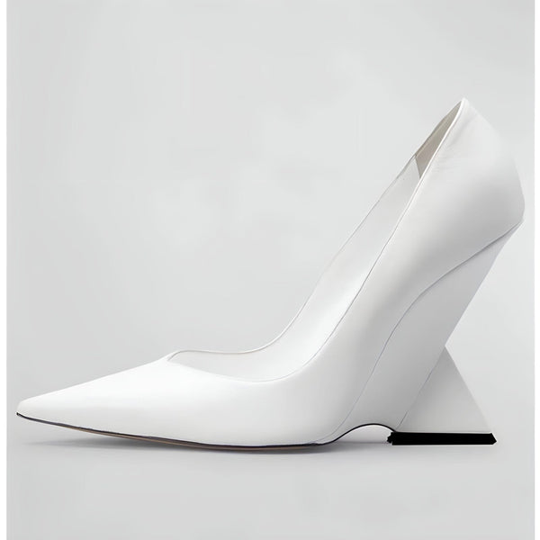 The Nova High Heel Pumps - Multiple Colors 0 SA Styles White EU 34 / US 4.5 