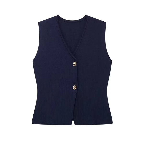 The Ramona Knitted Camisole Saint Ashley Blue S 