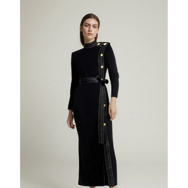 The Margaret Stand Collar Dress SA Formal 