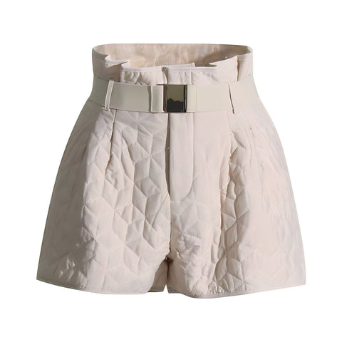 The Egypt High Waist Shorts - Multiple Colors 0 SA Styles Beige S 