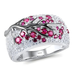 The Plum Blossom Band Ring 0 SA Styles 5 