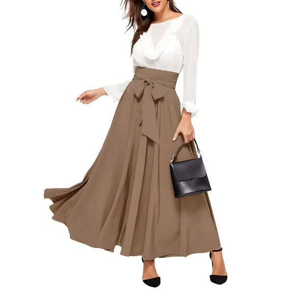 The Lucia High Waist Pleated Skirt - Multiple Colors SA Formal 