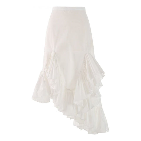 The Blanche High Waist Asymmetrical Skirt - Multiple Colors 0 SA Styles 