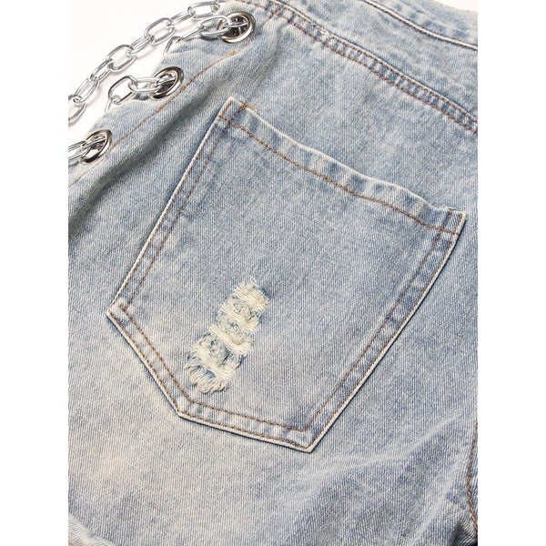 The Calypso High Waist Denim Shorts 0 SA Styles 