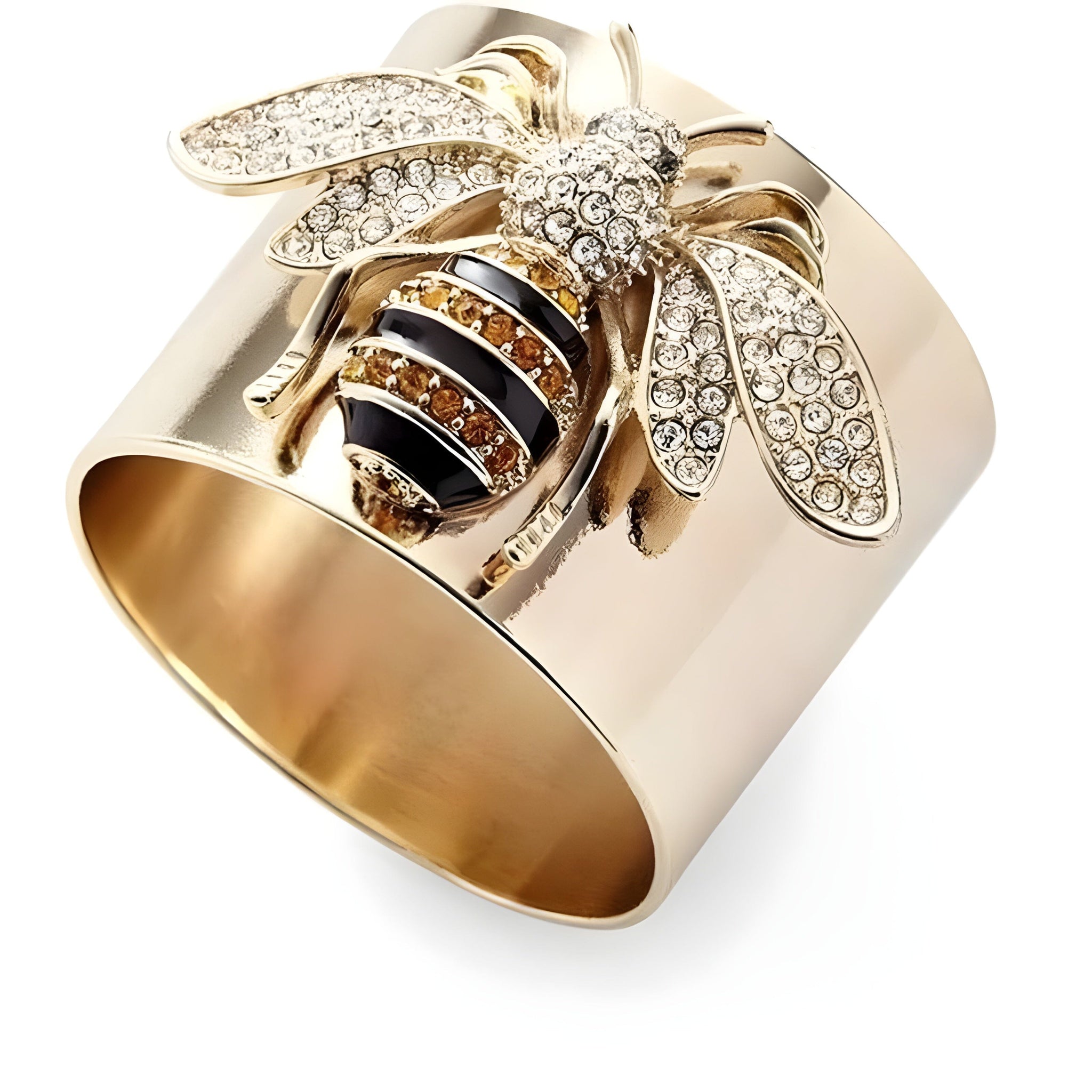 The Scarab Crystal Band Ring 0 SA Styles 5 