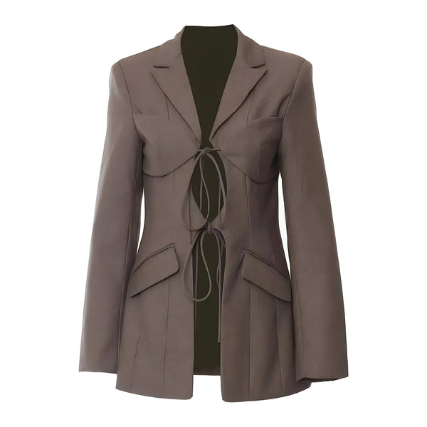 The Athenais Long Sleeve Blazer Saint Ashley S 