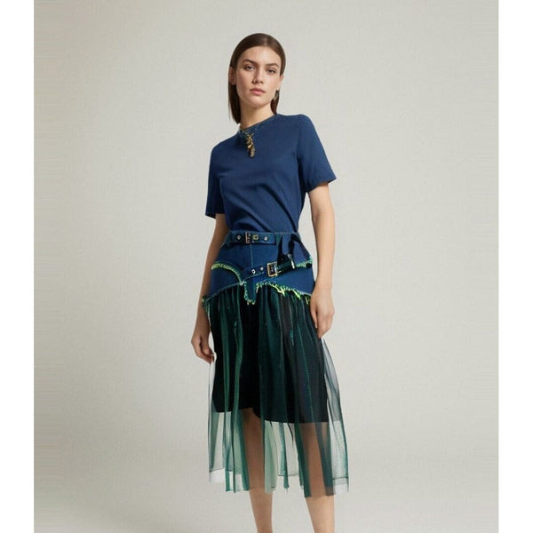 The Gypsy High Waist Denim Skirt 0 SA Styles 