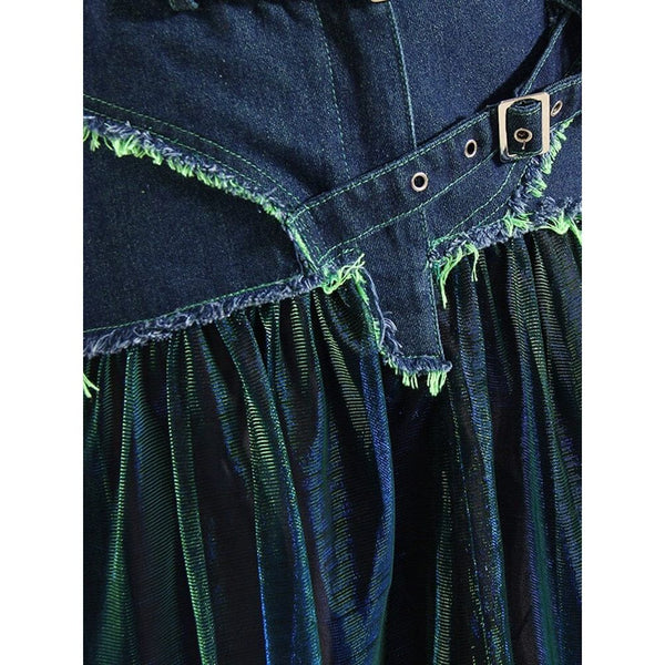 The Gypsy High Waist Denim Skirt 0 SA Styles 