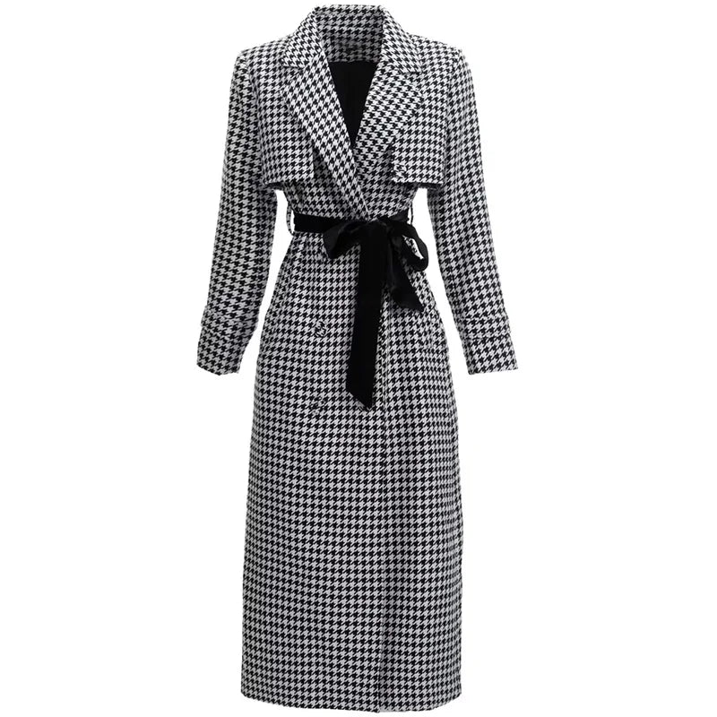 The Zenobia Long Sleeve Belted Coat Saint Ashley S 