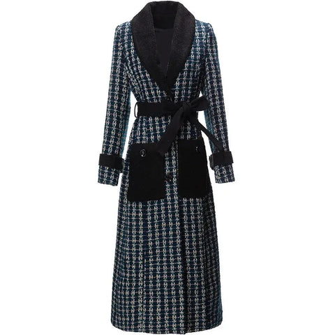 The Briony Long Sleeve Lapel Coat Saint Ashley 