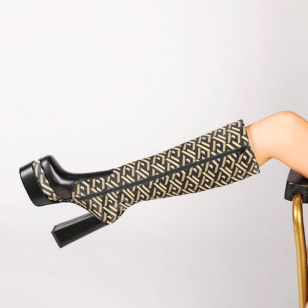 The Esme Platform Knee-High Boots 0 SA Styles 