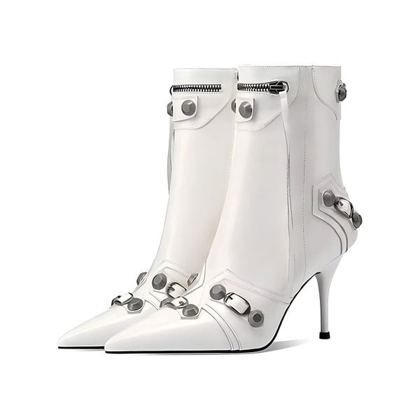 The Sloan Ankle Boots - Multiple Colors 0 SA Styles White EU 34 / US 4.5 