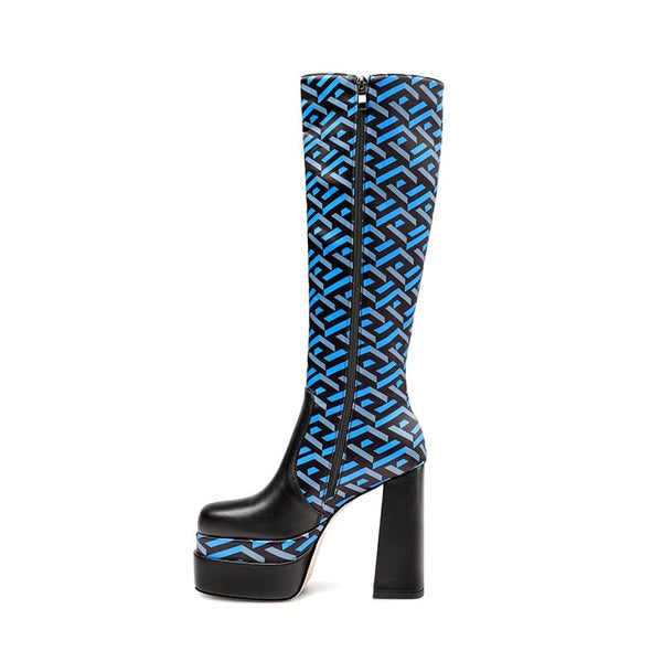 The Esme Platform Knee-High Boots 0 SA Styles 