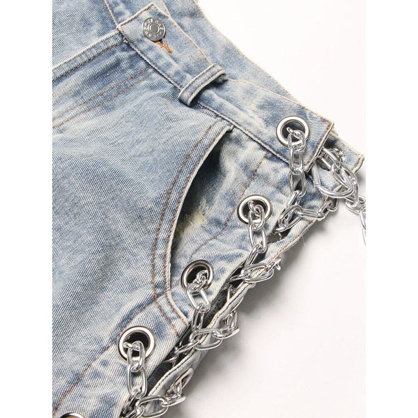 The Calypso High Waist Denim Shorts 0 SA Styles 