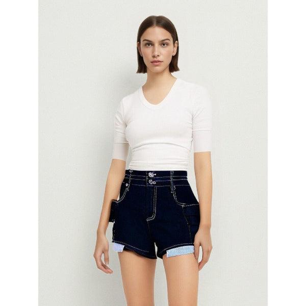 The Misty High Waist Denim Shorts 0 SA Styles 