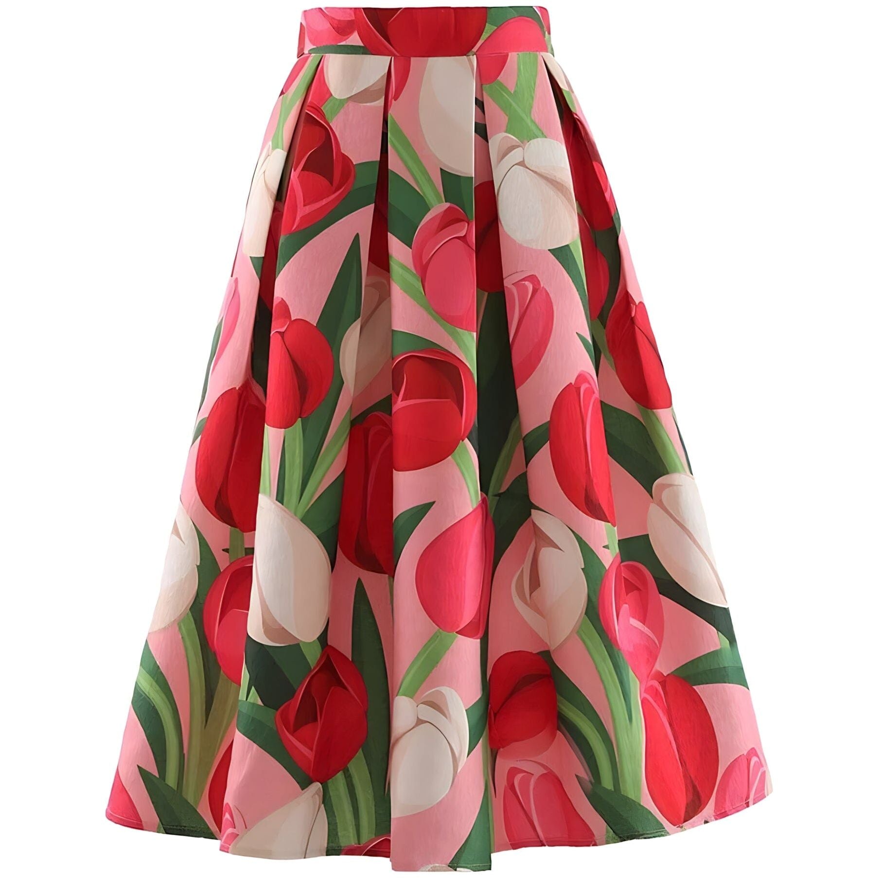 The Petals High Waist Pleated Skirt 0 SA Styles S 