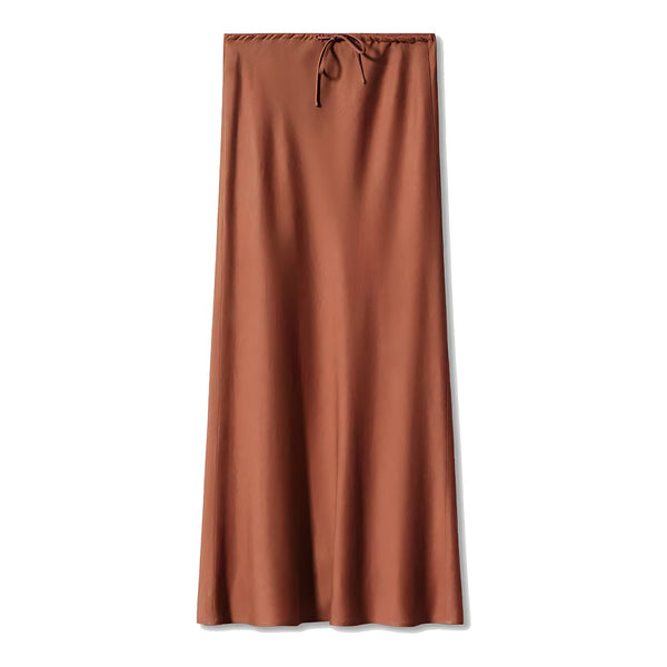 The Nerida High Waist Skirt Saint Ashley Brown S 