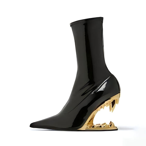 The Fang Ankle Boots - Multiple Colors 0 SA Styles Gold EU 35 / US 5 