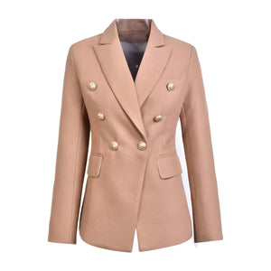 The Priscilla Slim Fit Blazer - Camel Luke + Larry S 