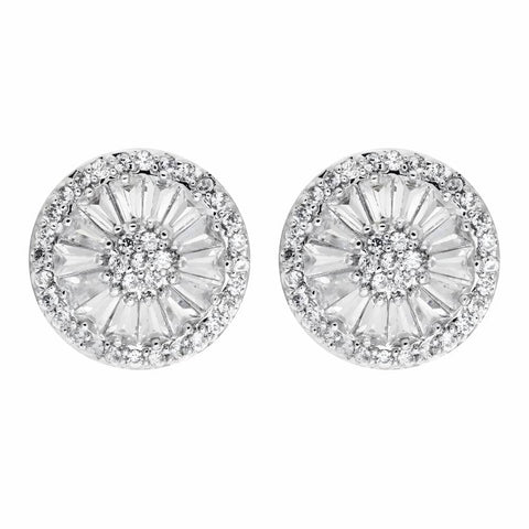 The Cadence Crystal Stud Earrings Luke + Larry 