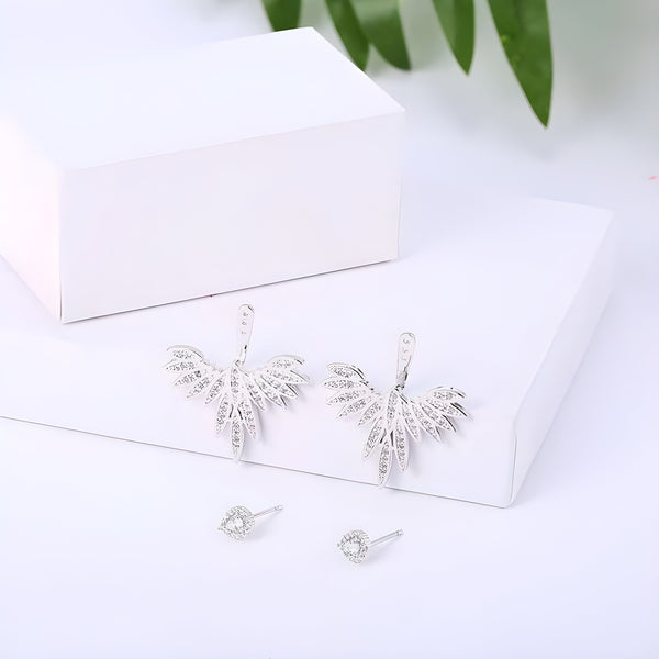 The Phoenix Crystal Stud Earrings Luke + Larry 