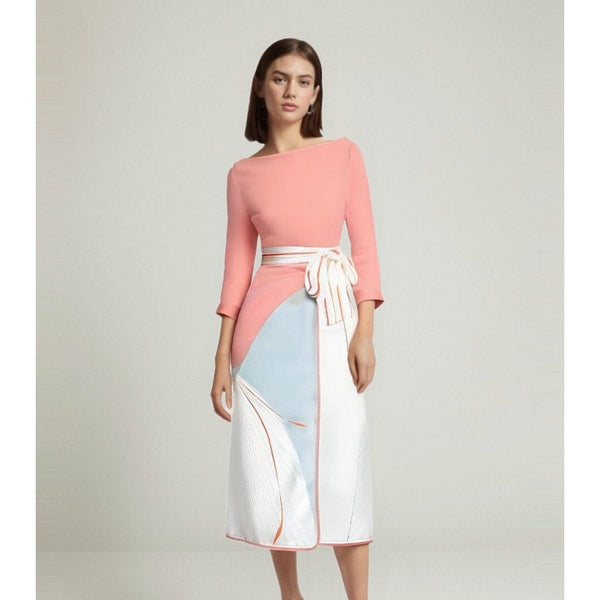 The Cora Long Sleeve Two-Piece Dress Luke + Larry 