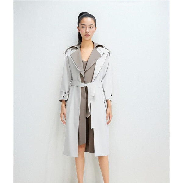 The Daisy Long Sleeve Spliced Trenchcoat SA Studios 