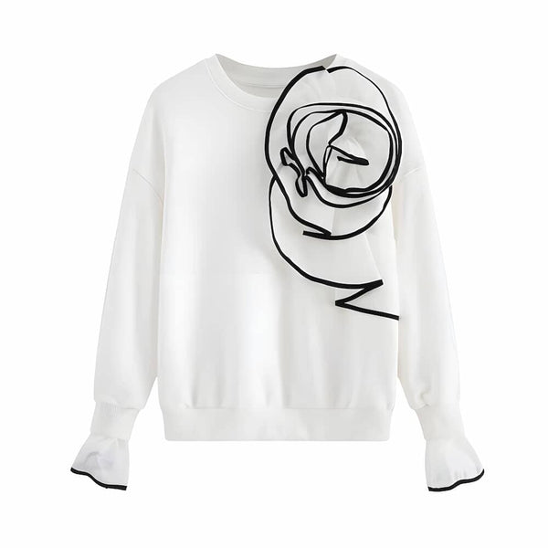 The Bulb Pullover Sweater - Multiple Colors SA Studios White S 