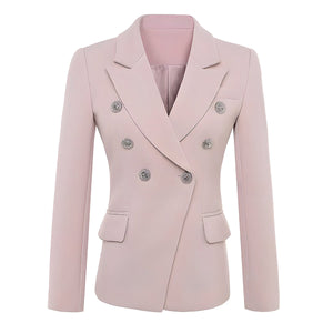 The Priscilla Slim Fit Blazer - Coral Sarah Ashley XXS 