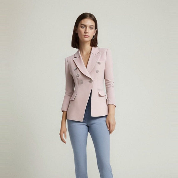 The Priscilla Slim Fit Blazer - Coral Sarah Ashley 