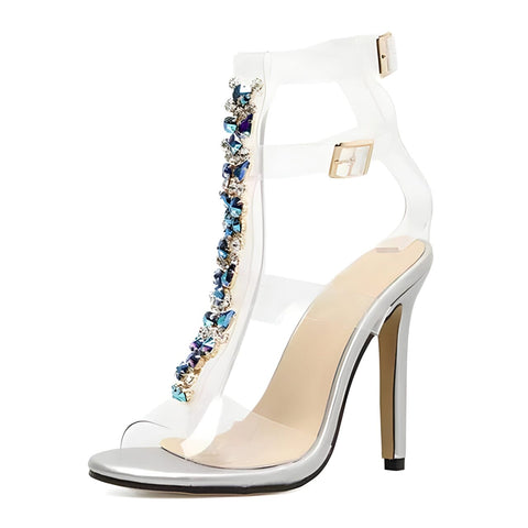 The Verona Transparent High Heel Pumps Luke + Larry EU 35 / US 4 