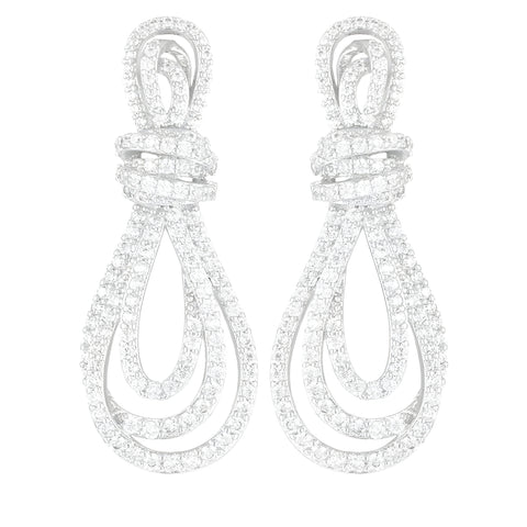 The Stella Micro Pave Crystal Drop Earrings - Multiple Colors Luke + Larry 