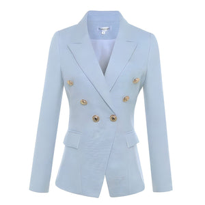 The Priscilla Slim Fit Blazer - Powder Blue Shop5798684 Store XXS 