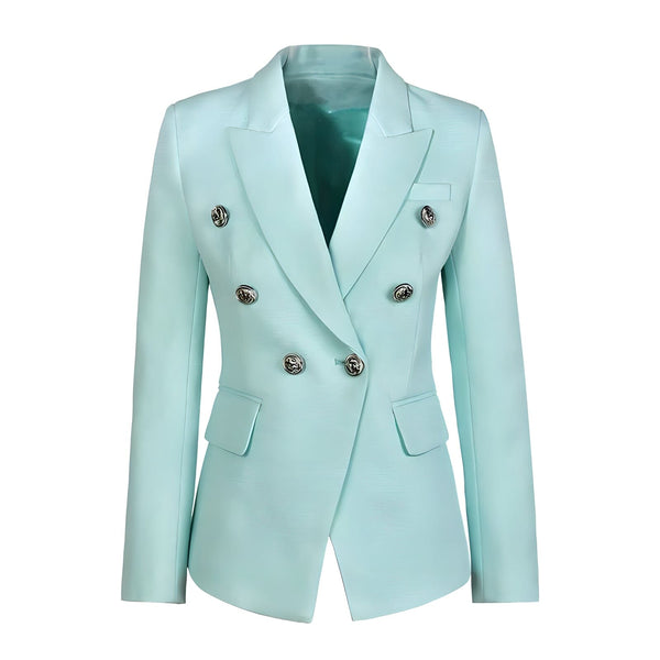 The Priscilla Slim Fit Blazer - Mint LADY FASHION CHOICE XXS 