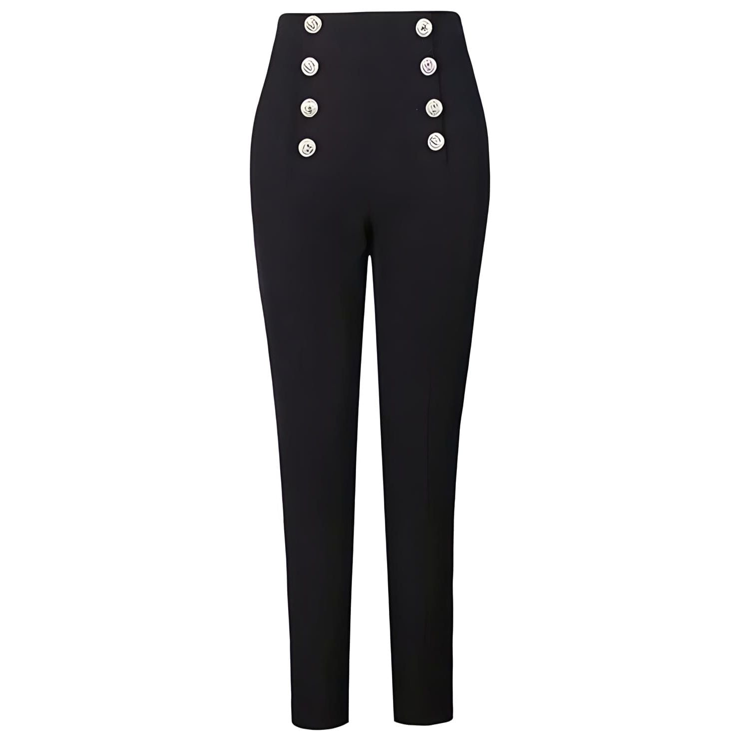 The Veronica Pencil Pants Trousers - Multiple Colors HARLEYFASHION Official Store Black S 