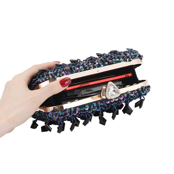 The "Gabriela" Sequin Clutch Purse - Multiple Colors Hypersku 