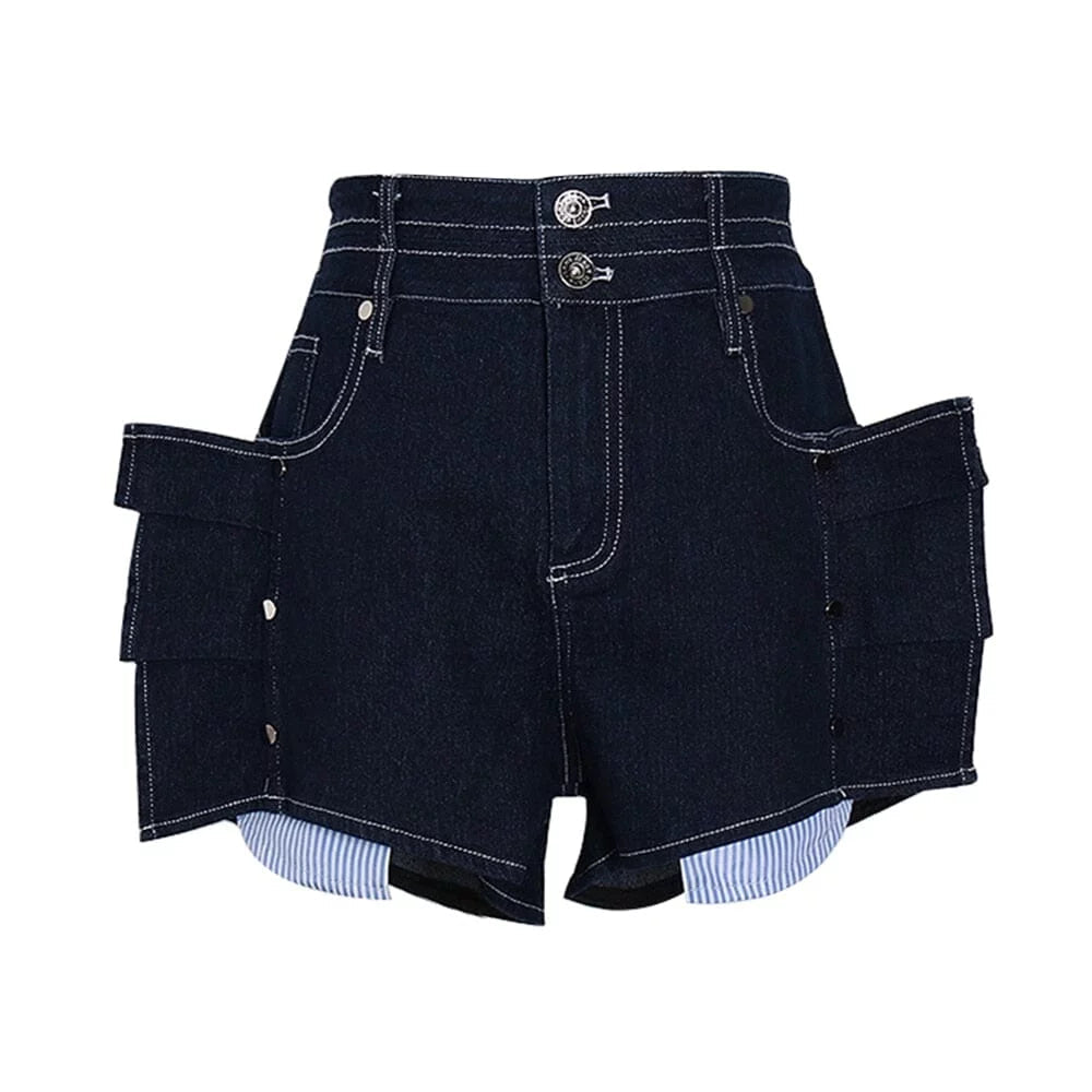 The Misty High Waist Denim Shorts 0 SA Styles S 