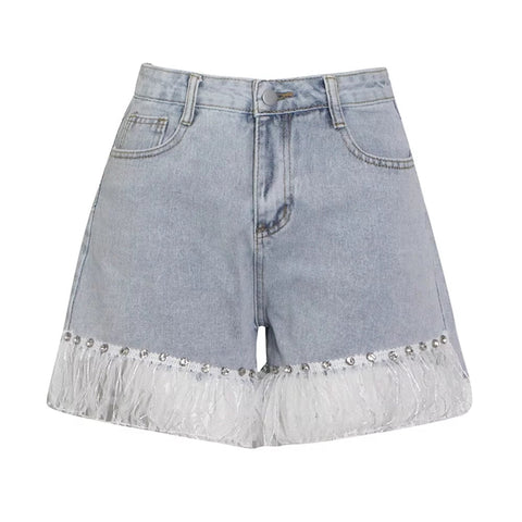 The Nashville High Waist Denim Shorts 0 SA Styles S 