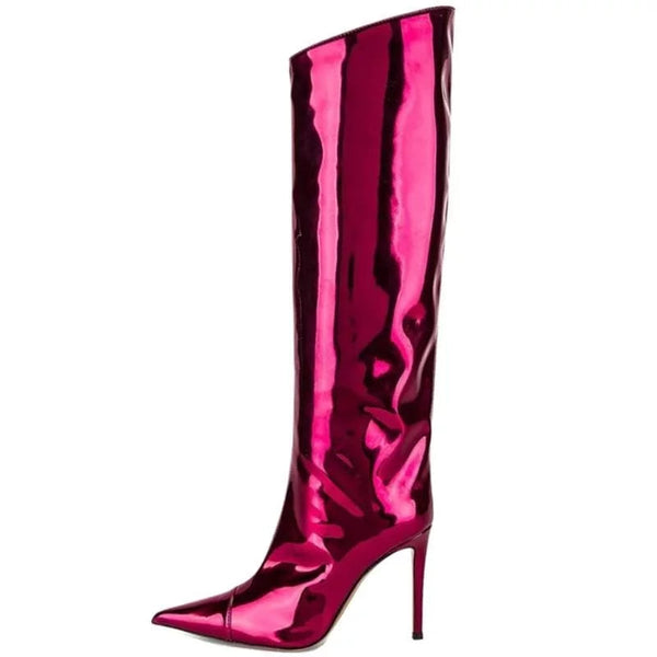 The Mirror Knee-High Boots - Multiple Colors 0 SA Styles 